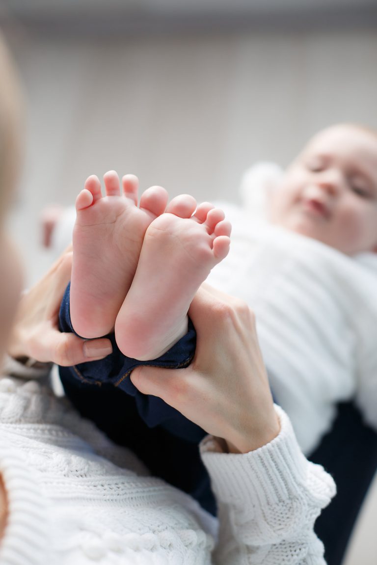 baby foot size