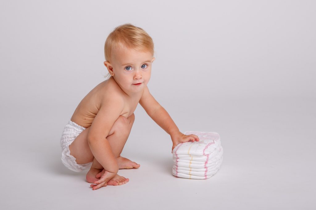 baby nappy selection