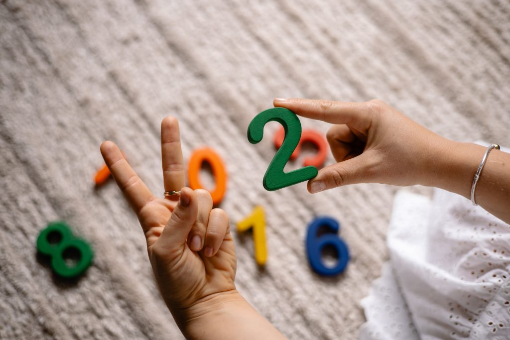 teaching numbers to babies